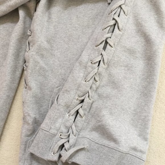 FAITH CONNEXION Mens Laced Hooded Sweat Jacket Sz M Grey 100% Cotton NEW $760 - Picture 10 of 12
